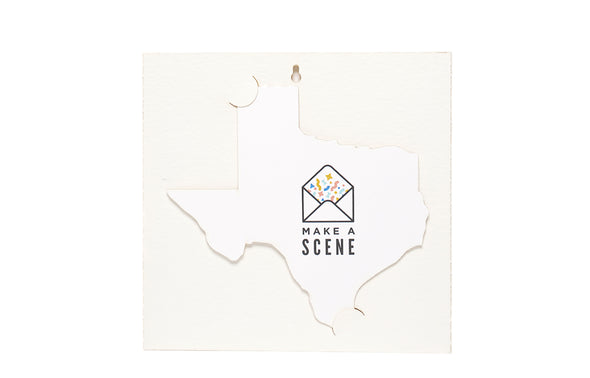 Austin, Texas 3D Pop Up Greeting Card Back Note Card