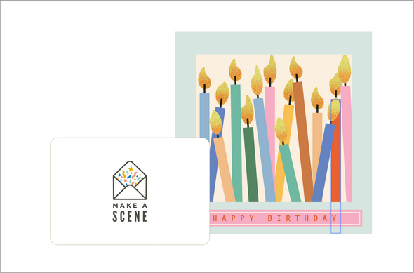 Birthday Candles Pop Up Card *NEW RELEASE*