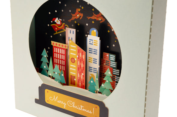Snow Globe Christmas Pop Up Card