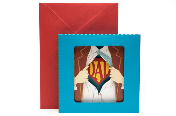 Super Dad Father's Day Pop Up Card