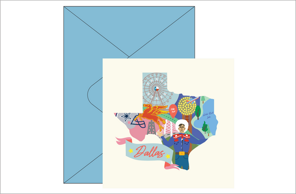 Dallas Texas Pop Up Card *NEW RELEASE*