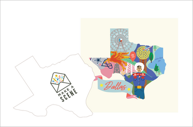 Dallas Texas Pop Up Card *NEW RELEASE*