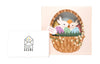 Easter Basket 3D Pop Up Greeting Card