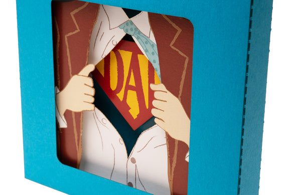 Super Dad Father's Day Pop Up Card