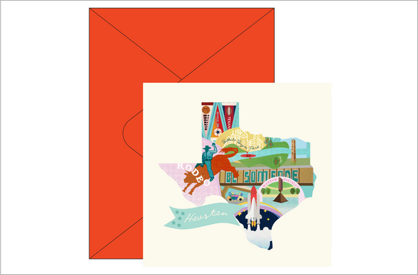 Houston Pop Up Card - Houston Card