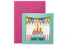 Happy Birthday Cake 3D Pop Up Greeting Card Envelope