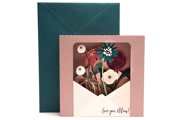 Mother's Day Bouquet Pop Up Card