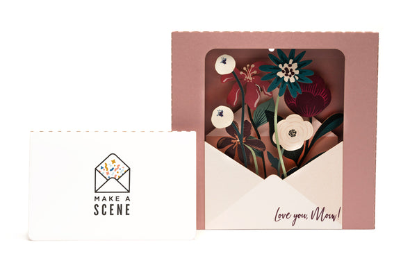 Mother's Day Bouquet Pop Up Card