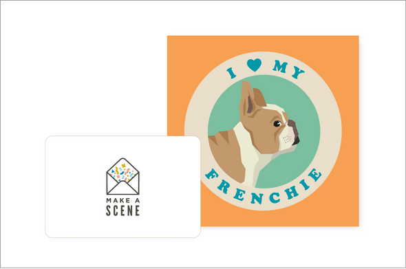 I Love My Frenchie Pop Up Card *NEW RELEASE*