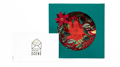 Peace on Earth Christmas Pop Up Card