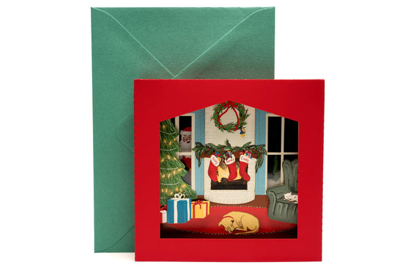 Santa Claus Christmas Pop Up Card