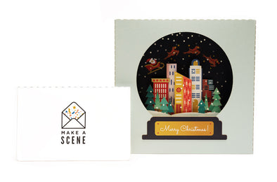 Snow Globe Christmas Pop Up Card