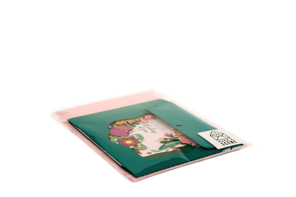 Thinking of You Sympathy 3D Pop Up Greeting Card Packaging
