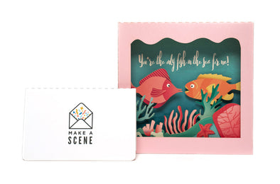 Under the Sea Sweetheart 3D Pop Up Greeting Card