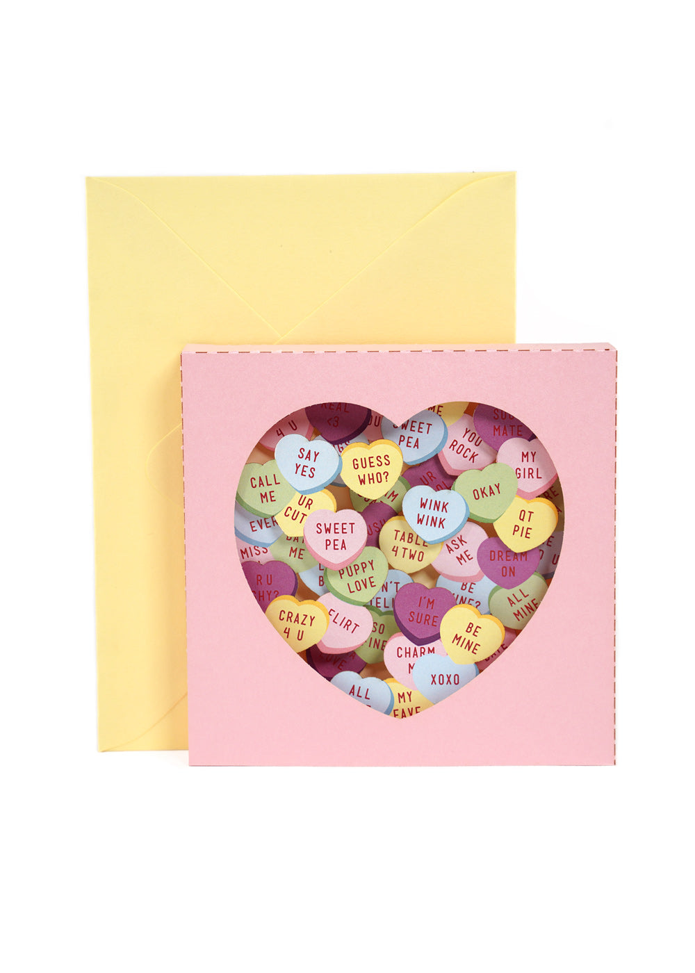 Classic Valentine's Day Candy Conversation Hearts Acrylic Print by